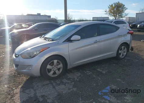 2012 Hyundai Elantra Gls (Ulsan Plant) from USA, damaged, VIN KMHDH4AE1CU288566